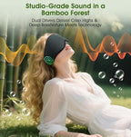 Bamboo Cotton Bluetooth Sleep Mask (Grey)