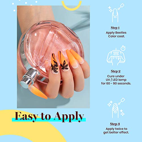 Beetles Orange Gel Polish (M - Creme Orange | Vibrant Tangerine)
