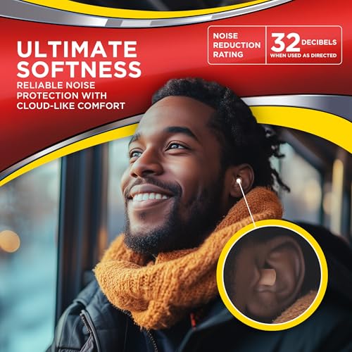 Ultimate Softness Foam Disposable Earplugs (Beige / 100 pair (Pack of 1))
