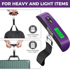 Digital Luggage Scale (Purple)