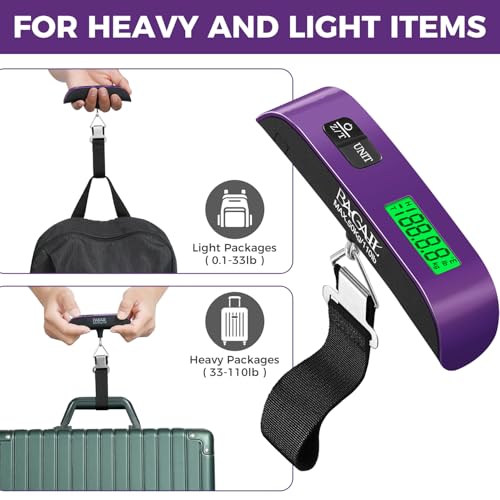 Digital Luggage Scale (Purple)