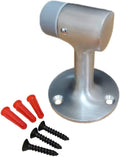 QCAA Solid Brass Door Stop, Satin NKL, 1 Pack, Made in Taiwan by QCAAHardware