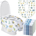 50 Packs Extra Large Disposable Toilet Seat Covers for Kids Adult