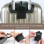 Leather Luggage Tags for Suitcases (Mix 01)