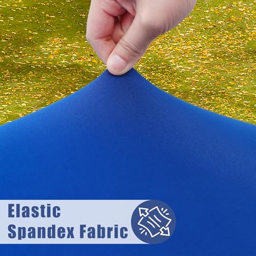 2 Pack Square Spandex Fitted Table Cloth (Blue / 36" x 36" (Square))