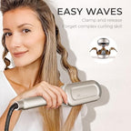 Curling Iron Hair Crimper Waver (Elegant Gold / 1.25 Inch)