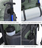 50L Hiking Backpack (50L / Gold - With Shoe Compartment)
