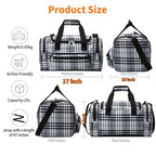 17 inch Small Duffle Bag (Gray/White / 17 inch)