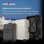 Hardside Expandable Zipper Luggage (22 inch / Rose Gold)
