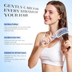 Hair Brush Set (Pinkish Purple+Blue)