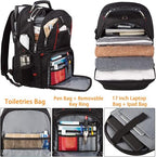 Travel Laptop Backpack (Red)