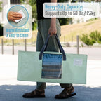 Heavy Duty Moving Bags (Shiny Light Green / 8 Pack)