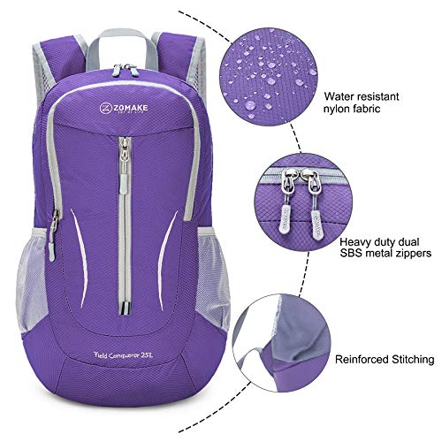 Lightweight Packable Backpack 25L (25L / Purple a)