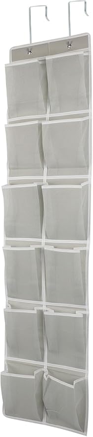 Over the Door 12 Pocket Hanging Shoe Organizer - Image 7