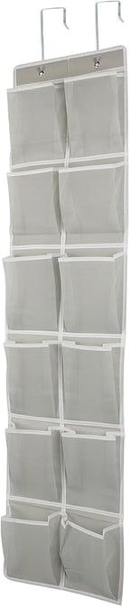Over the Door 12 Pocket Hanging Shoe Organizer - Image 7