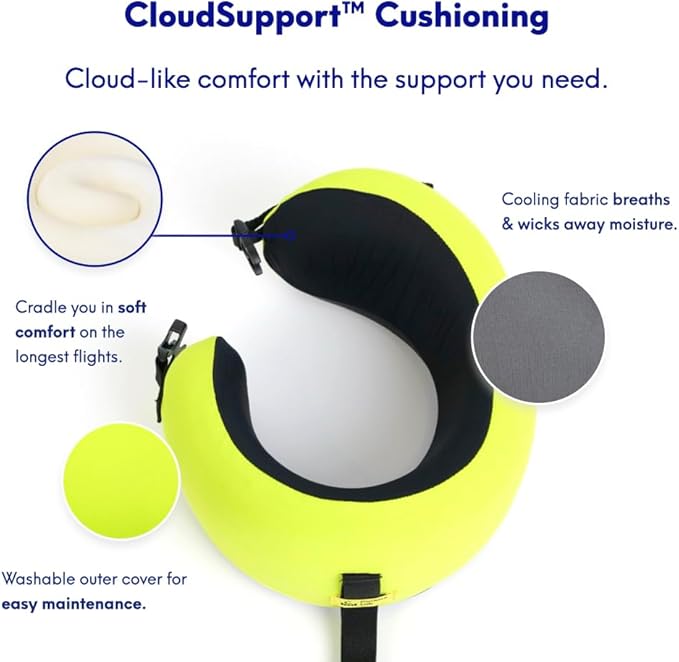 C CUSHION LAB Travel Pillow, Award-Winning Patented Ergonomic Design - Image 5