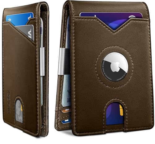 Airtag Wallet for Men (Coffee020)