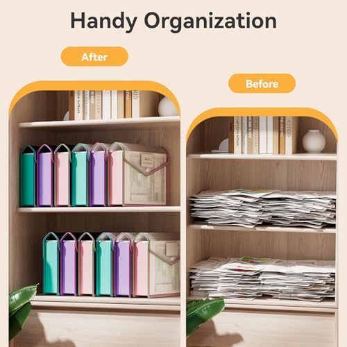 6 Pack File Folder (6 Pack Clear Black)