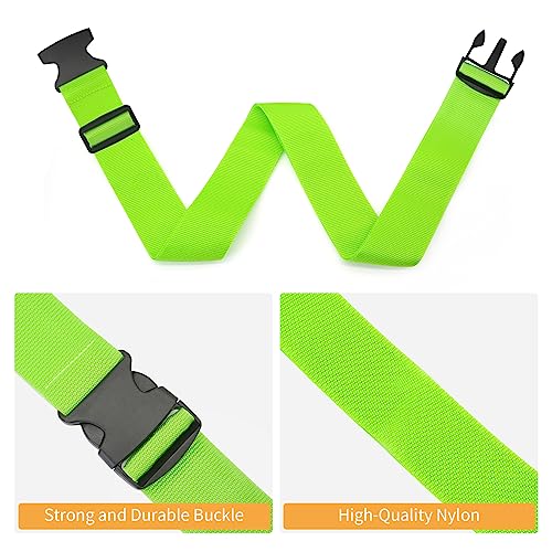 Luggage Straps for Suitcases (Green / 4Pcs)