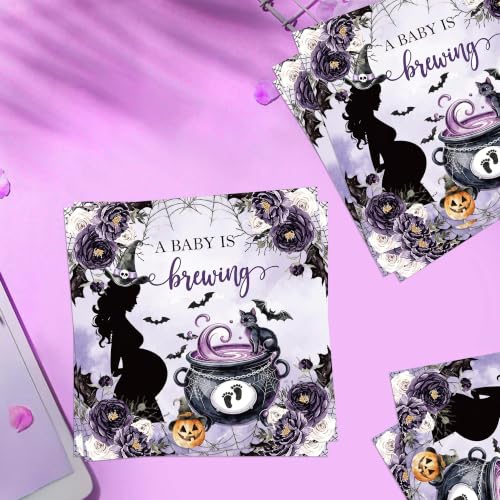50 Pcs A Baby Is Brewing Napkins (Witch)