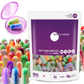 MOLDEX Soft Foam Earplugs Softies® Ear Plugs for Sleeping (Multi Color / 50 pair (Pack of 1))