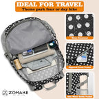 Lightweight Packable Backpack 30L (30L / D-black,white Polka Dots)