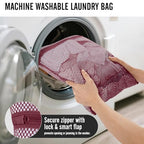 10 Set Packing Cubes for Travel Essentials (12 Wine Red)