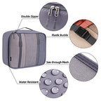 10 Set Packing Cubes Various Sizes Packing Organizer for Travel Accessories Luggage Carry On Suitcase (10-Grey / 10 Set-full Mesh)