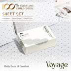 100% Egyptian Cotton King Size Sheets Set (King / 19 - Polka Dot Navy)
