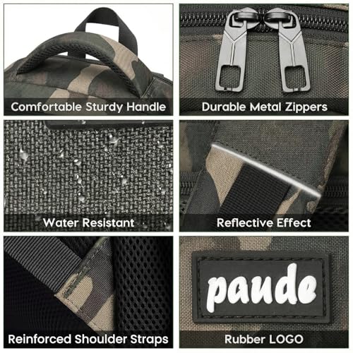 Laptop Backpack for Man and Teens (15.6inch / Camouflage Black)