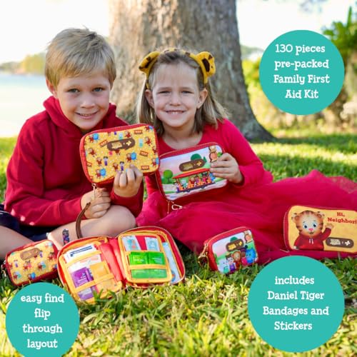 KeepGoing Daniel Tiger’s Travel First Aid Kit for Kids 130 Pc