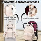 Diaper Bag Backpack (Beige)