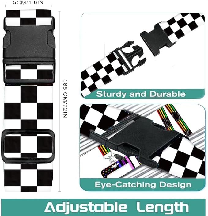 Luggage Straps for Suitcases Travel Belt Accessories, Cute Suitcase Strap - Image 2