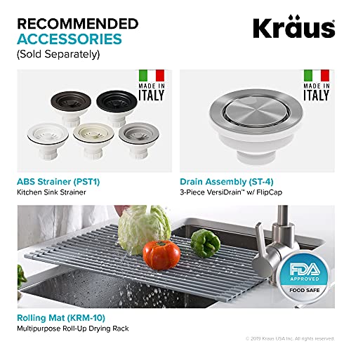 Forteza 33 inch Drop In (60/40 Double Bowl Sink / Gray)