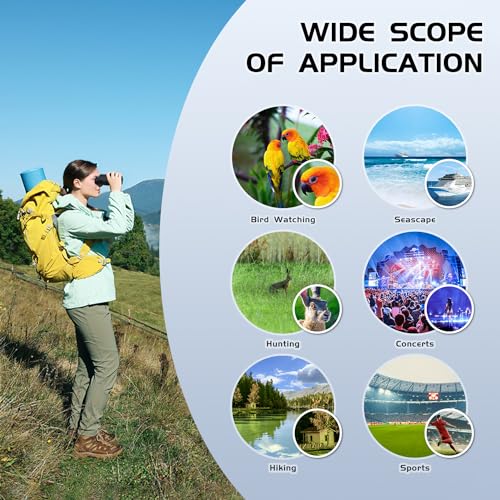 10x25 Binoculars for Adults