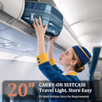 Expandable Carry (Peacock Blue / Carry On Set (14in/20in/DB/TB))