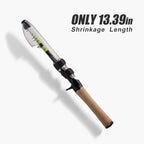 PURELURE Fishing Rod Telescopic, Carbon Fiber Spinning Casting Travel Rod - Image 3