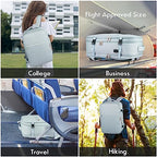 Large Travel Backpack Women (17.3 inch / Blue)