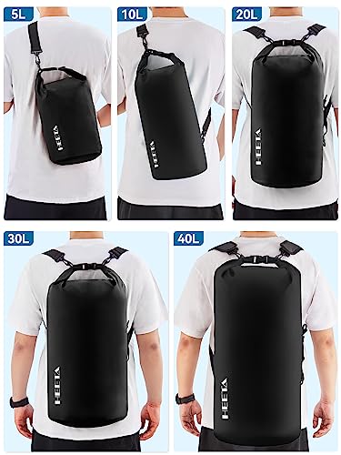 Waterproof Dry Bag for Women Men (5L / Black)