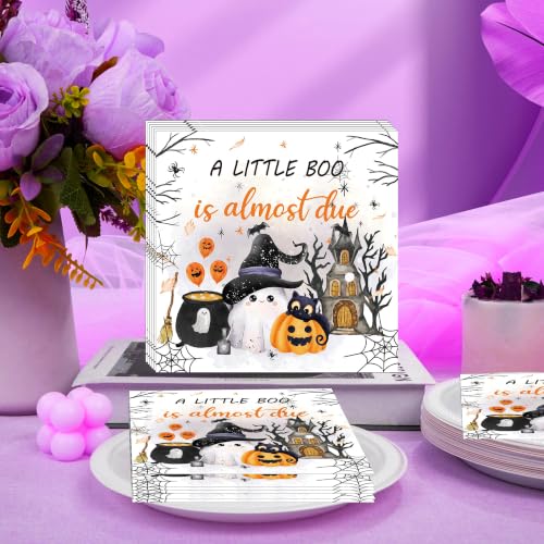 50 Pcs A Little Boo Is Almost Due Napkins (A Little Boo)