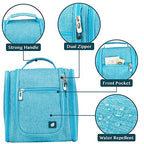 Toiletry Bag Travel Bag for Women Men (Standard (9x4x9) / Sea Blue)