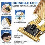 Professional Beard Trimmer for Men (Gold)