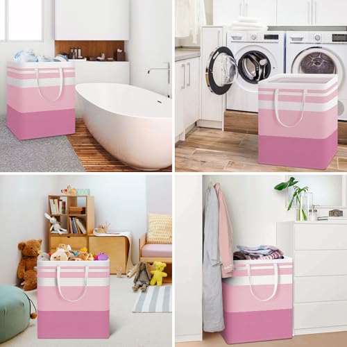 2 Pack Laundry Baskets (100L / Blue+Pink)