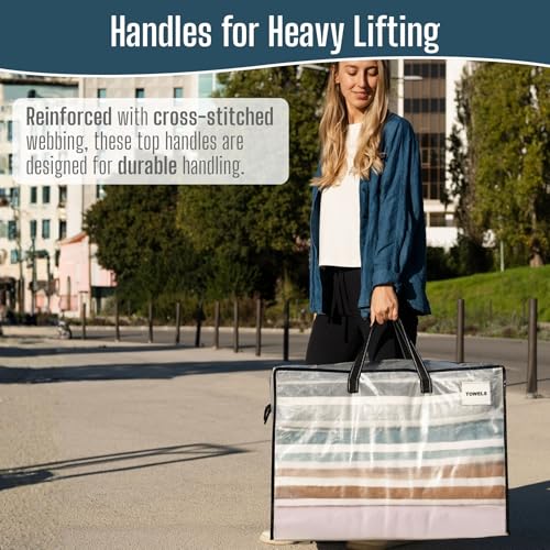 Heavy Duty Moving Bags (Clear / 27 Gallon-4 Pack)