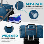 65L Travel Duffel Bag (Aegean Blue / 65L)