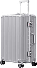 AnyZip Luggage PC+ABS Aluminum Frame Zipperless Checked Luggage Hard Shell by YourBestTravelChoice
