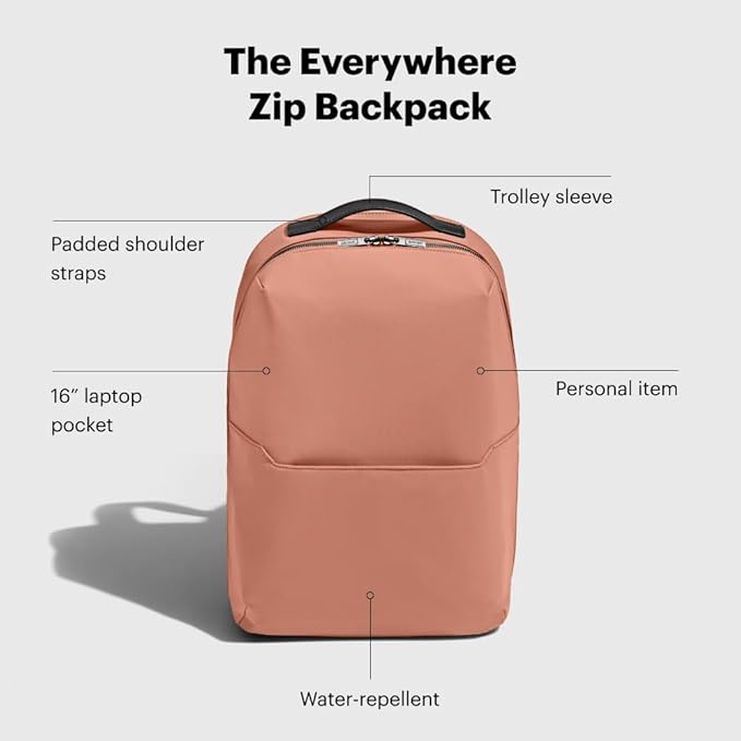 Away Everywhere Zip Backpack, Travel Backpack - Image 3