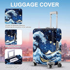 Starry Ocean Wave Luggage Cover (#20 / L(fits 28-30Inch suitcase))