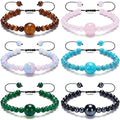 6 Pcs Motion Sickness Bands Bracelet Anti Nausea Adjustable Wristband for Cruise Ship Essentials Seasickness Adult (Solid Colors)