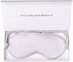 Silk Sleep Mask Light Blocking Luxury 100% Mulberry 19mm Silk Eye Mask Eye by YanserSelection